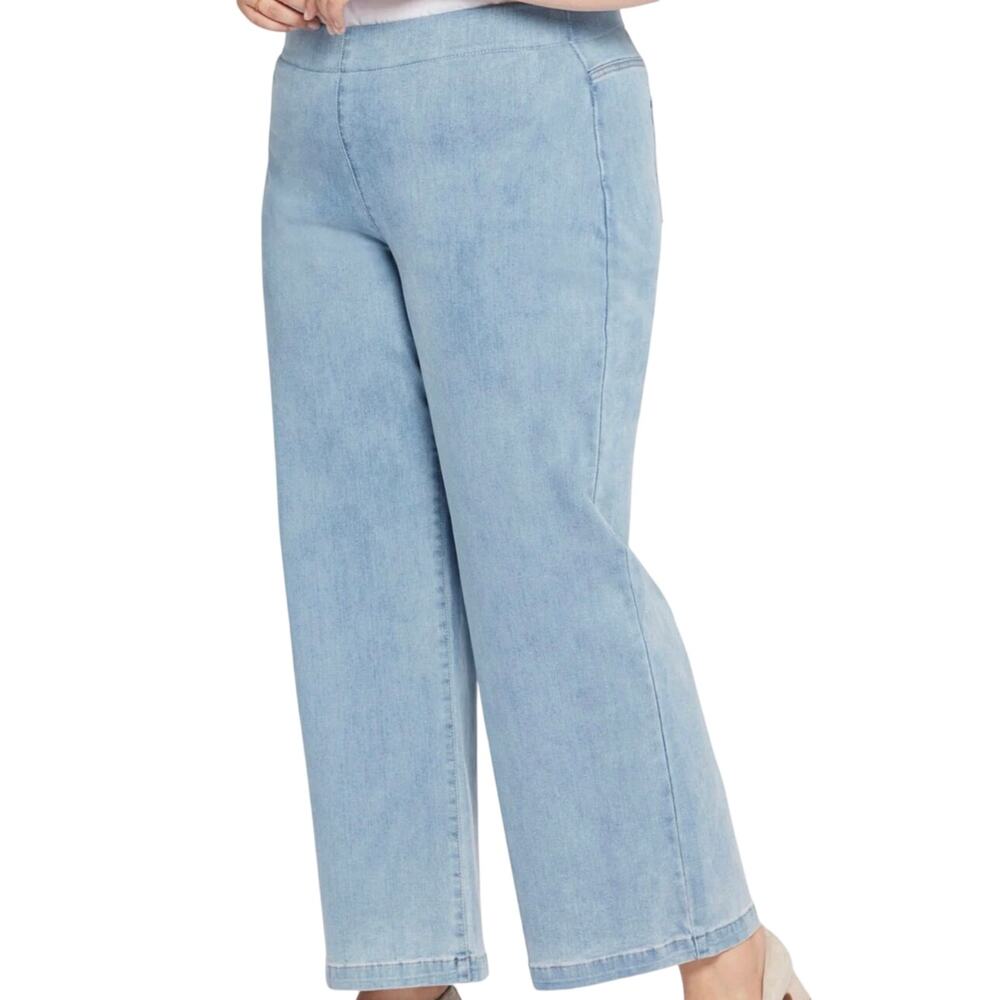 NYDJ Pull-On Teresa Wide Leg NWT 2X Crystalline Sculpt-Her Lift Tuck clean girl